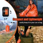2 Pack Waterproof Emergency Sleeping Bags
