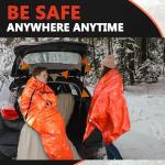 2 Pack Waterproof Emergency Sleeping Bags