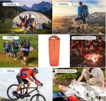 2-Pack Lightweight Emergency Sleeping Bags for Survival