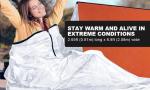 2-Pack Lightweight Emergency Sleeping Bags for Survival