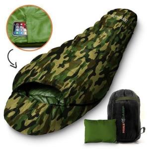 SereneLife Waterproof Mummy Sleeping Bag - 5-10°
