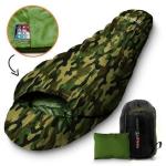 SereneLife Waterproof Mummy Sleeping Bag - 5-10°