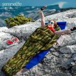 SereneLife Waterproof Mummy Sleeping Bag - 5-10°
