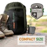 SereneLife Waterproof Mummy Sleeping Bag - 5-10°