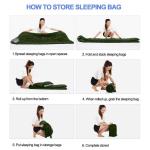 2-Pack Waterproof Cold Weather Sleeping Bags