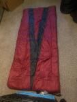 Northpole Red & Black Polyester Sleeping Bag 33"x75
