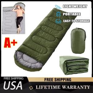 Warm Waterproof 3 Season Sleeping Bag for Camping