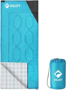 Lightweight Camping Sleeping Bag with Carrying Tote