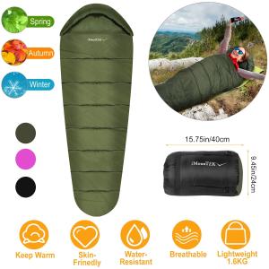 0 Degree Waterproof Sleeping Bag for Camping