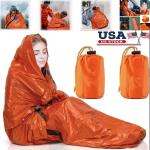 Set of 2 Portable Waterproof Survival Sleeping Bags