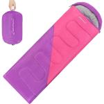Lightweight Pink Purple Rectangular Sleeping Bag 3lb