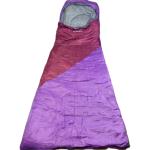 Lightweight Pink Purple Rectangular Sleeping Bag 3lb