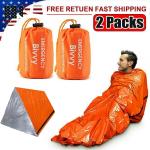 Emergency Sleeping Bag Set for Camping Survival