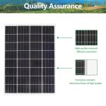 12V 350W Solar Panel with 20A Charge Controller