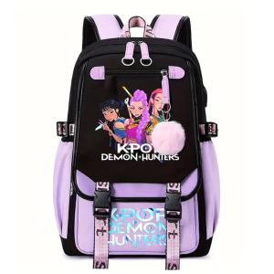 KPop Demon Hunter Backpack for Students and Teens