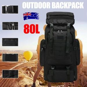 80L Military Tactical Backpack for Hiking and Camping