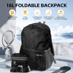 Lightweight Foldable Backpack for Travel and Sports