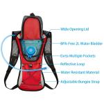 Hydration Pack Backpack with 2L Water Bladder