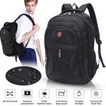 Large Waterproof Men's Backpack for Travel and School