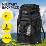 80L Tactical Military Backpack for Camping and Hiking