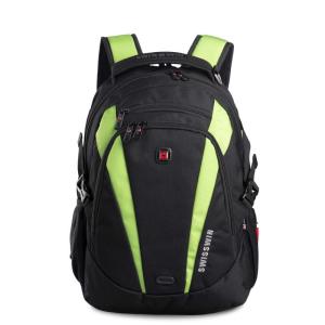 Swiss 14" Waterproof Travel Laptop Backpack Black