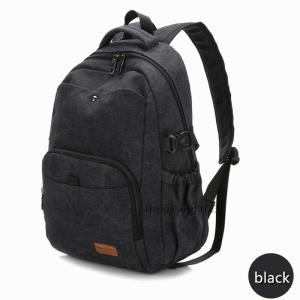 Men's Retro Canvas Backpack for School and Travel