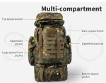 80L Tactical Military Backpack for Camping and Hiking