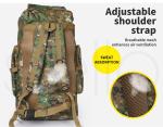 80L Tactical Military Backpack for Camping and Hiking