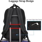 Men’s Travel Backpack with Anti-Theft Laptop Compartment