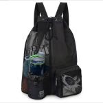 Mesh Drawstring Backpack for Beach and Gym