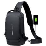 USB-Charging Anti-Theft Sling Bag for Camping