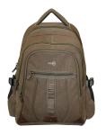 Khaki Washed Canvas Camping Backpack Bag