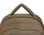 Khaki Washed Canvas Camping Backpack Bag