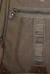Khaki Washed Canvas Camping Backpack Bag