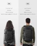 tomtoc 28L Travel Backpack - Water-Resistant & Lightweight