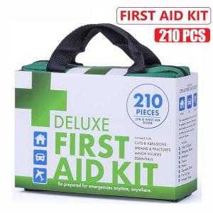210 PCS Emergency First Aid Kit for Camping