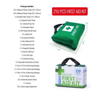Versatile Emergency First Aid Kit for Travel & Home