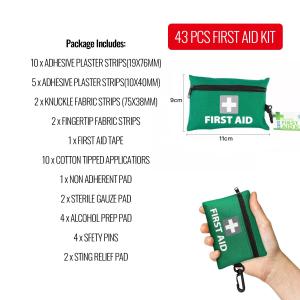 Emergency First Aid Kit for Travel and Family