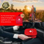 130-Piece First Aid Kit for Home and Travel