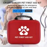 Portable Pet First Aid Kit for Dogs and Cats