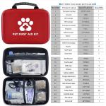 Portable Pet First Aid Kit for Dogs and Cats