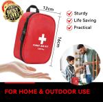 130-Piece First Aid Kit for Home and Travel