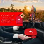 YESDEX 130PCS First Aid Kit for Camping