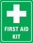 First Aid Kit Safety Sign - Various Sizes & Materials