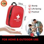 YESDEX 130PCS First Aid Kit for Camping