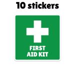 Waterproof First Aid Kit Safety Sign Sticker