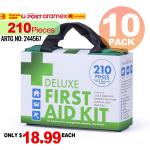210-Piece Emergency First Aid Kit for All Needs