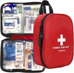 130-Piece First Aid Kit for Family Safety