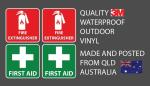 8-Pack First Aid and Fire Extinguisher Set