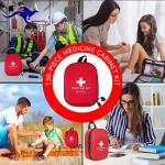 130-Piece First Aid Kit for Family Safety
